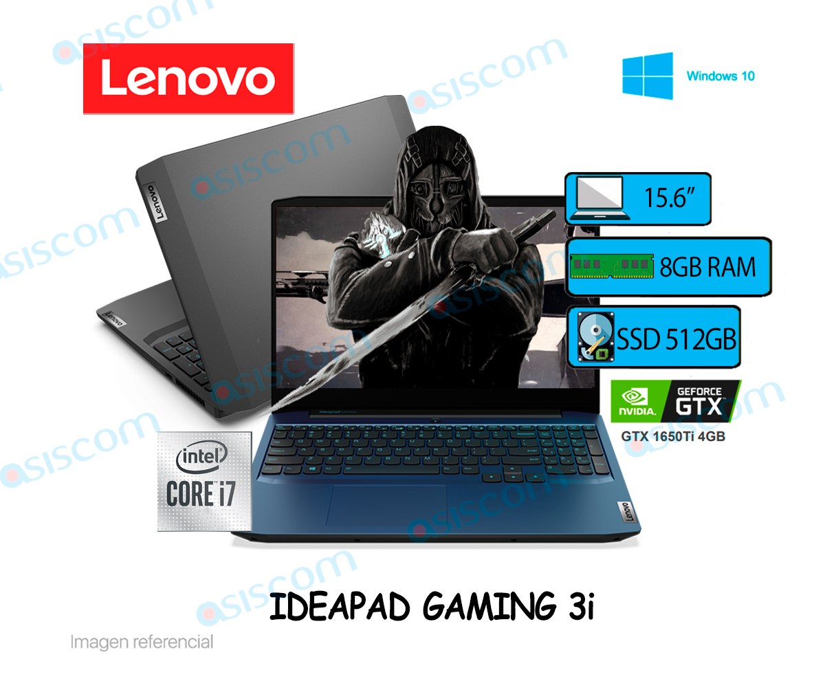 LAPTOP IDEAPAD GAMING 3 15IMH05 I7-10750H ( 81Y400BGLM ) 15.6